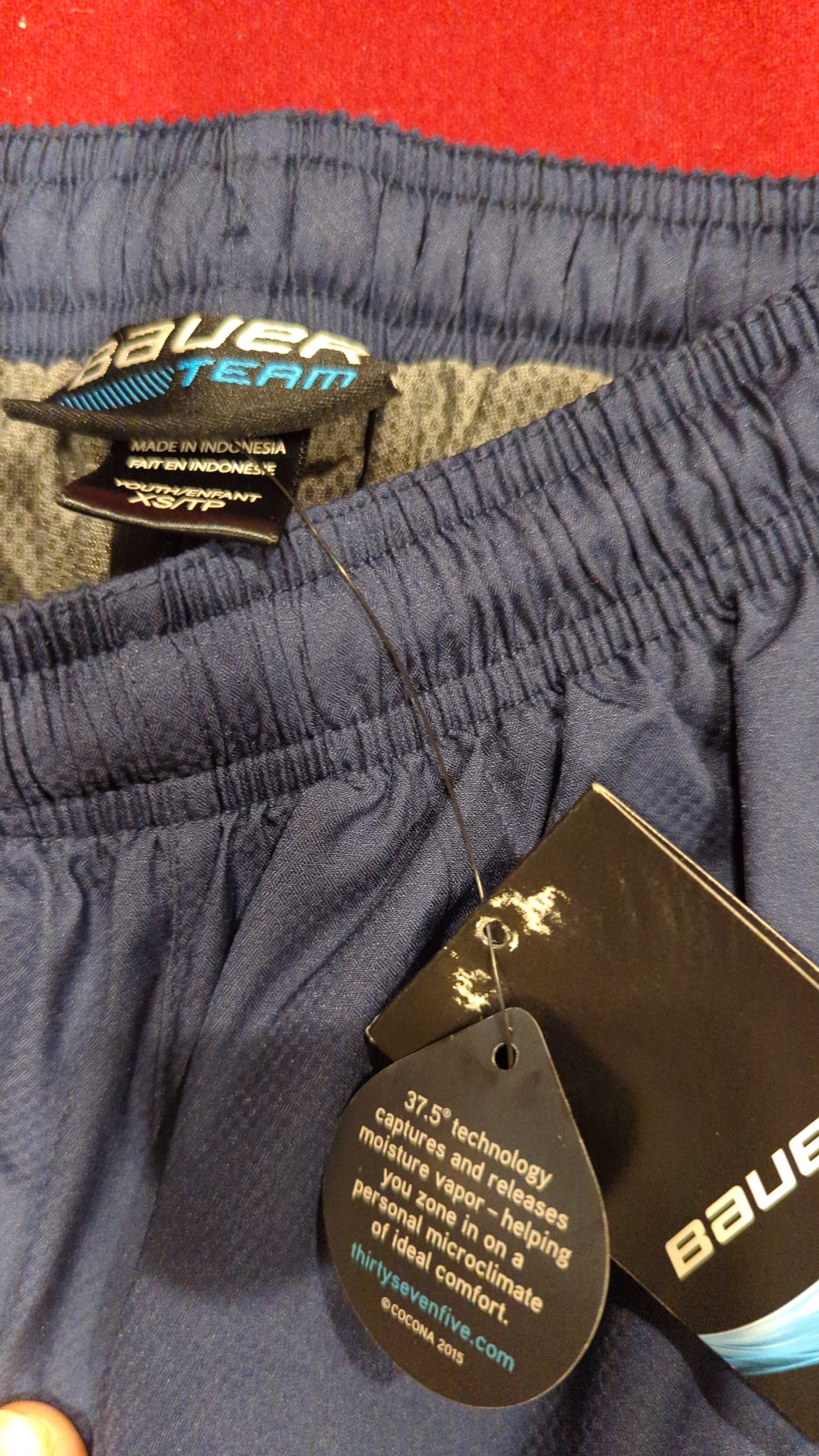 Blue New XS Bauer 37.5 Pant Shell