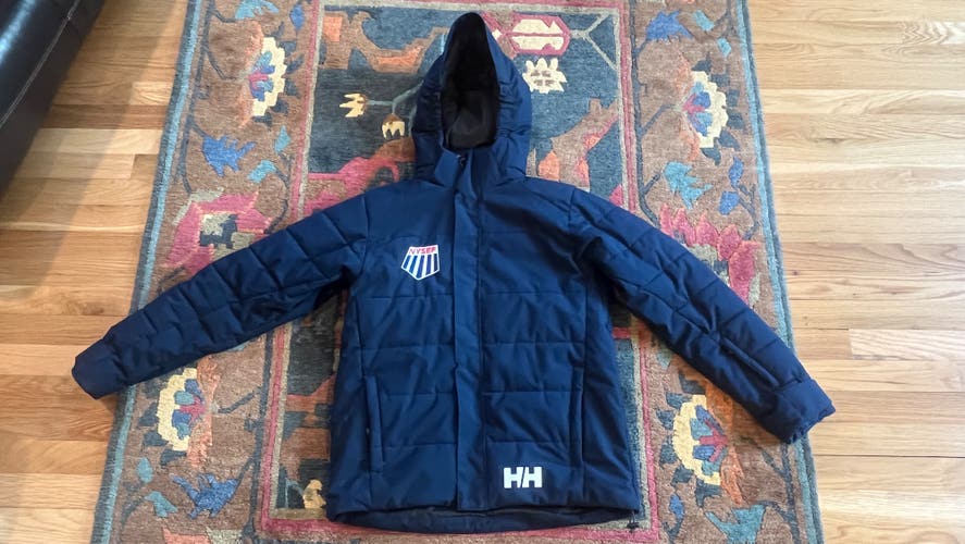 Helly Hansen Size Youth 14 Pine Race Puffy Jacket with Primaloft Insulation