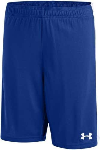 Under Armour Youth Boys UA Classic Size Large Royal Blue Soccer Shorts NWT $18
