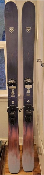Rossignol Rallybird 104 Ti women's skis, 171cm w/ bindings