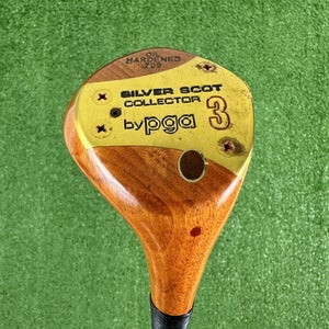 Tommy Armour Silver Scot Collector Oil Hardened 709 By Pga Persimmon 3 Wood RH