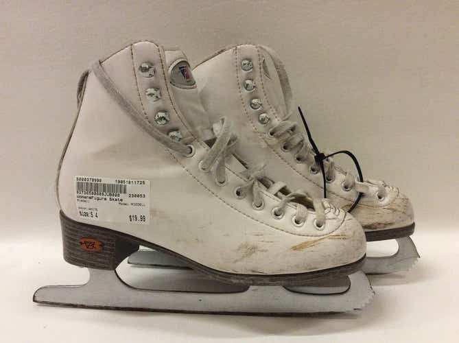 Used Riedell Riedell Senior 4 Ice Skates Figure