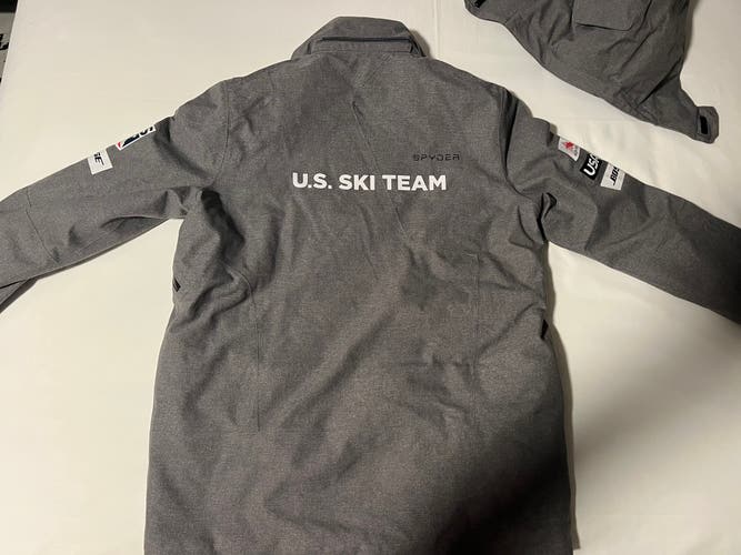 Gray New Medium US Ski Team Spyder Jacket
