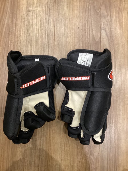 Hespeler Youth 10” Black Hockey Gloves