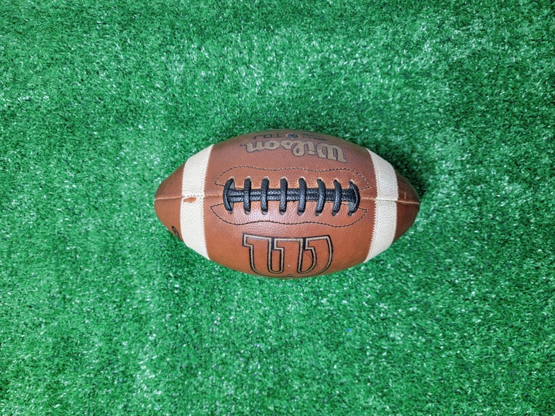 Fully Prepped and broken in Junior GST Leather Wilson Football ...