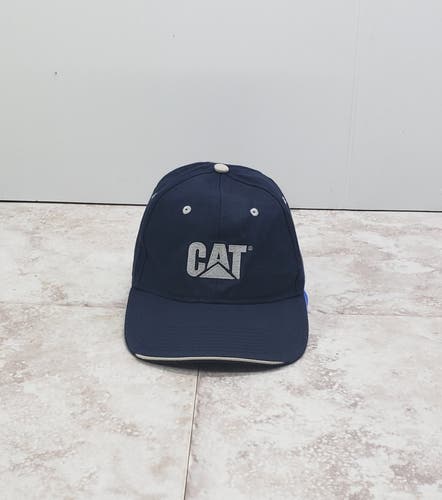 Adjustable Button Top Embroidered CAT Caterpillar Strapback Ball Cap Hat Norscot