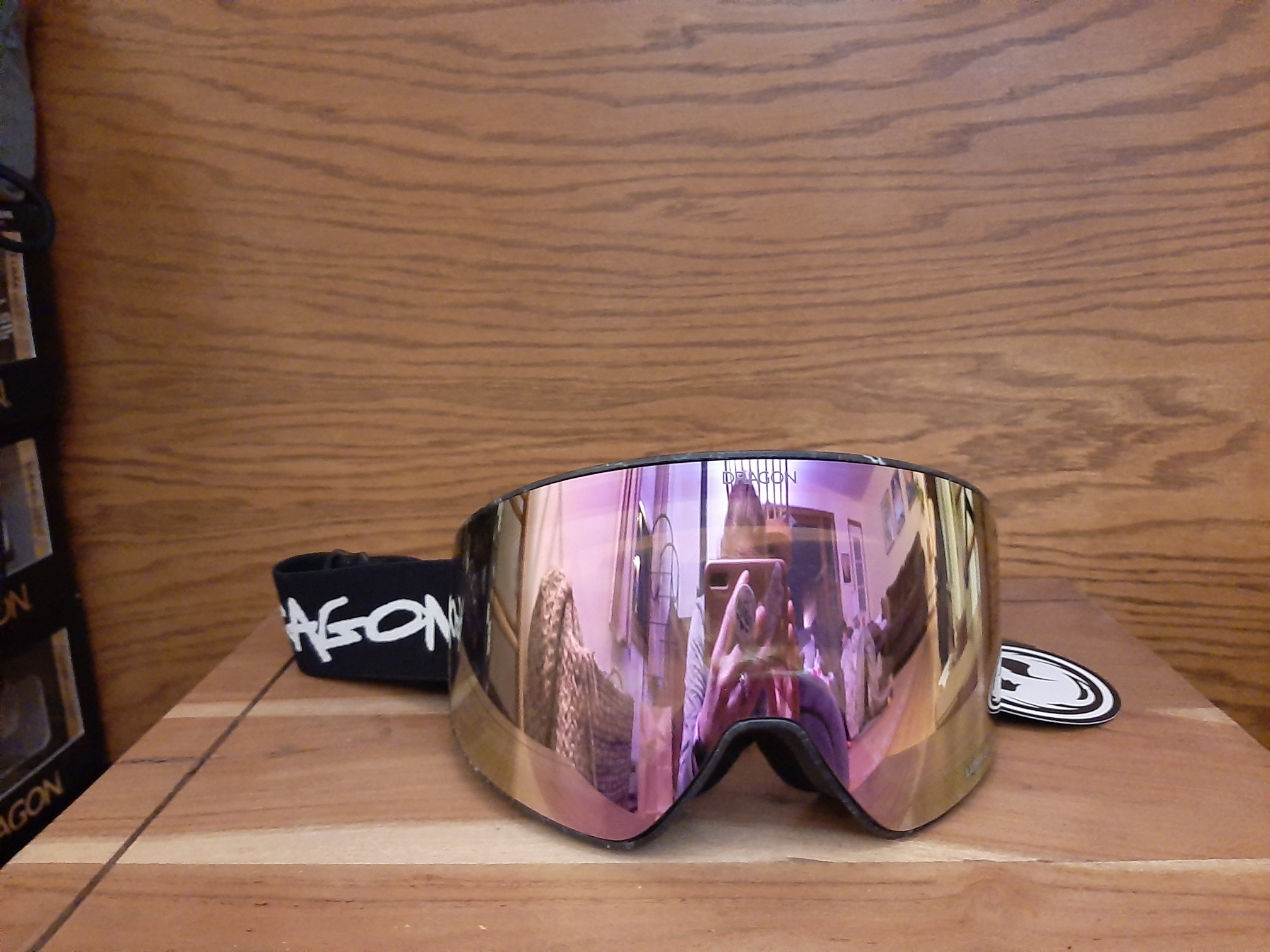 Dragon NFX Ski Goggles; NEW; Black with marbled print; ONE LENS