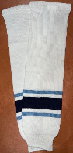White/Blue/Lt Blue New XL Tron Socks