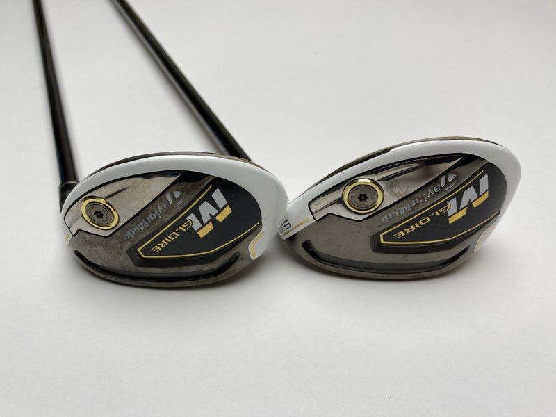 Taylormade M Gloire 3 & 5 Hybrid Set 19* 23* Speeder Evolution Senior RH Midsize