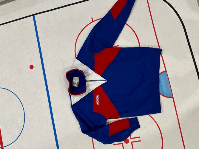Blue Used Large CCM Jacket