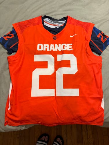 New Nike Syracuse Orange #22 Lacrosse Jersey LG $105 + shooter #22 $65