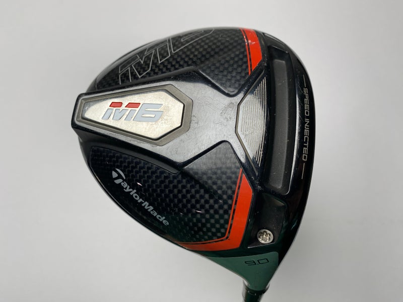 Taylormade M6 Driver 9* Fujikura Atmos 5S Stiff Graphite Mens RH Midsize Grip