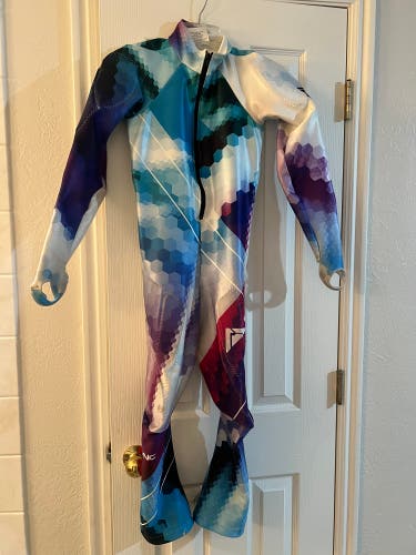 Sync Performance Adult Small FIS Ski Racing Suit, Speed Suit, GS