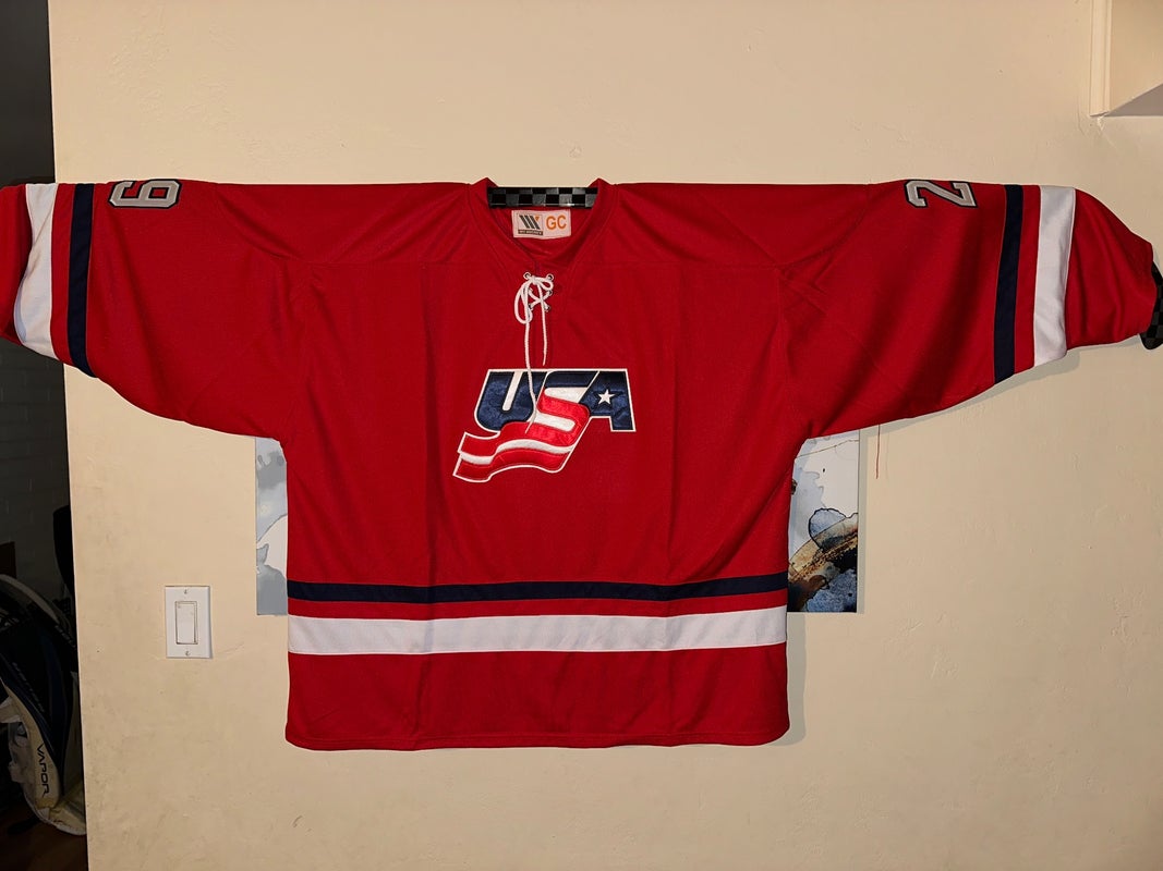USA Hockey Red Goalie Cut Jersey