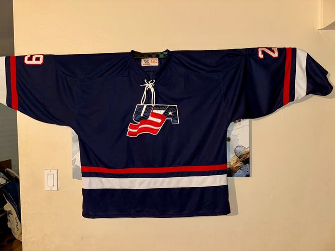 USA Hockey Navy Goalie Cut Jersey