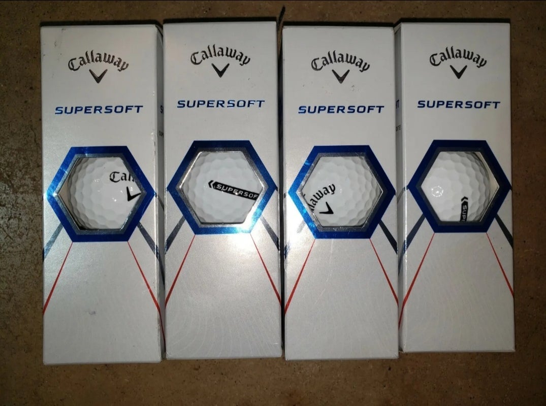 New Callaway Supersoft Balls 12 Pack (1 Dozen)