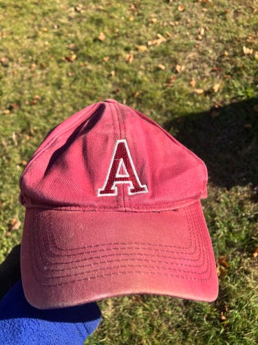 Strapback Amherst high school baseball hat