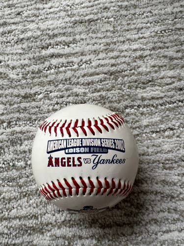LOS ANGELES ANGELS-NEW YORK YANKEES: 2002 MLB Playoffs Replica Baseball