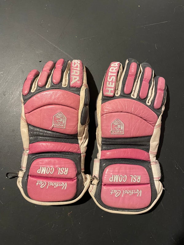 Hestra Vertical Comp ski racing gloves, size 8