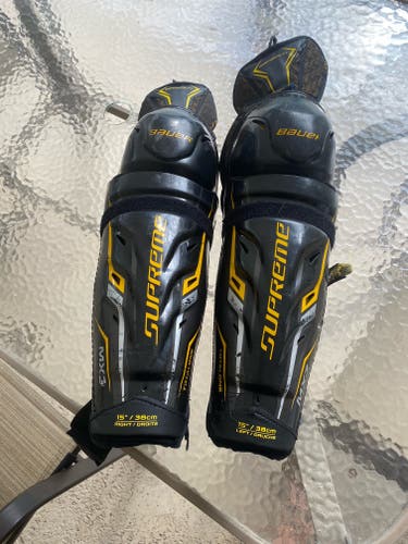 Senior Bauer Supreme TotalOne MX3 15" Shin Pads