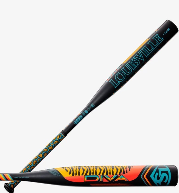 CLOSEOUT Louisville Slugger DIVA Youth Fastpitch Softball Bat -11.5oz  FPDV151