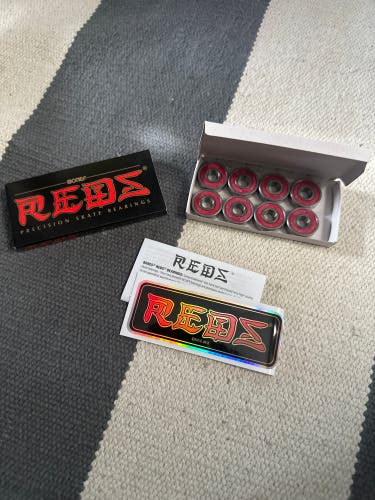 Brand New Redz precision skate bearings
