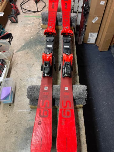 Used 2021 Atomic 152 cm Racing Redster S9 Skis With Bindings Max Din 12
