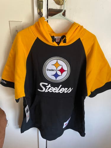 Pittsburgh Steelers Mitchell & Ness Men’s NFL SS Hoody XL