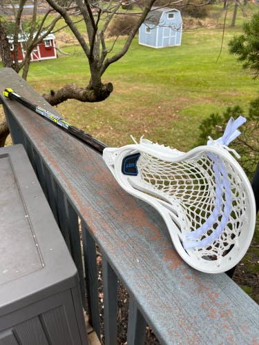 New Custom Strung Brine Magnum Shaft & Adidas Enrayge Head & Signature Mesh + Free Brine Arm Pads