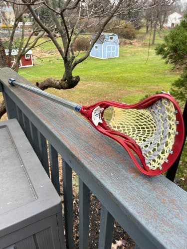 New Custom Strung Warrior Alloy 6000 w/ Brine Houdini X Head & Jimalax Mesh