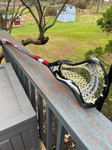 New Custom Strung Brine F22 Shaft w/ Warrior Evolution 3X Head & Jimalax mesh