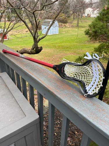 New Custom Strung Warrior Krypto Pro Diamond Shaft w/ Adidas Freak Head & Signature Lax Magik Mesh