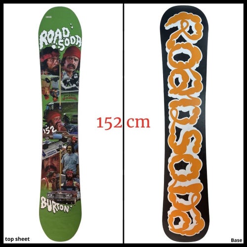 #1299 Burton Road Soda Mens Snowboard RARE! Size 152 cm
