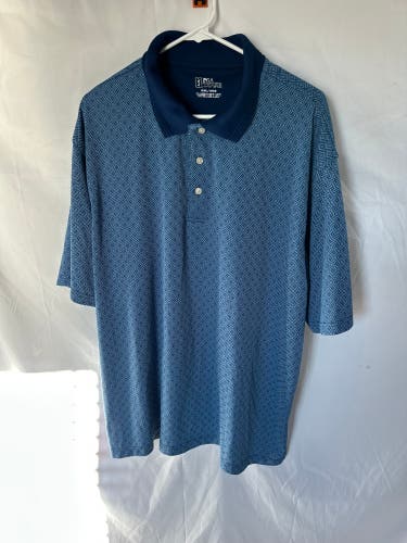 PGA Tour Men's Golf Shirt XXL Button Down