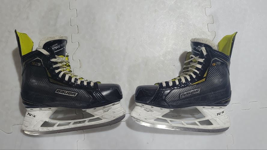 Used Senior Bauer Supreme S25 Hockey Skates Regular Width 9