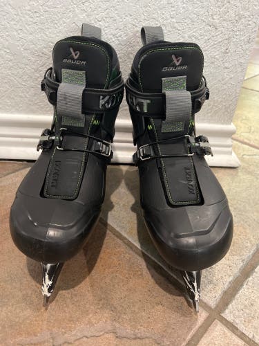 Used Bauer Regular Width Size 11 Konekt Hockey Goalie Skates