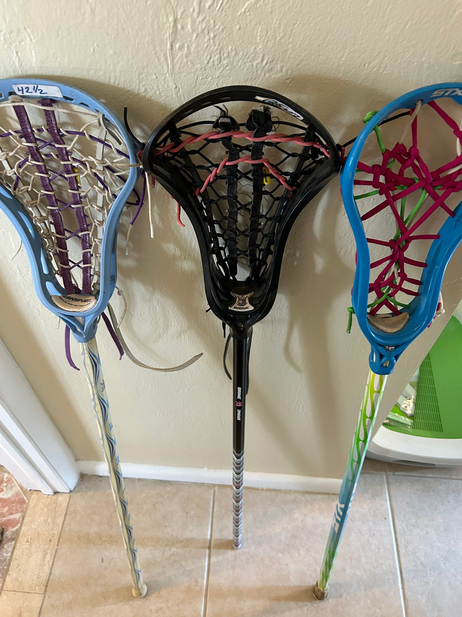 Lot of 3 women's lacrosse sticks