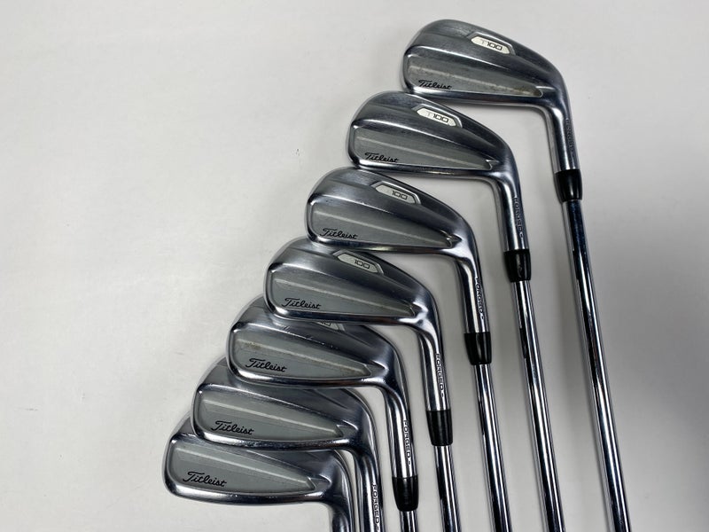 Titleist 2021 T100 Iron Set 4-PW True Temper DG Tour Issue X100 Extra Stiff RH