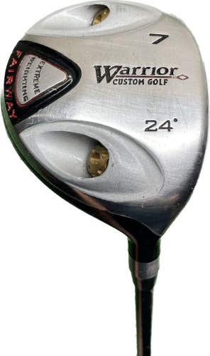 Warrior Custom Golf 24° 7 Wood Harrison Long Drive R Flex Graphite Shaft RH 42”L