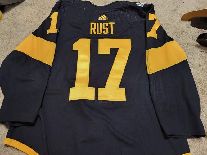 Bryan Rust 2019 Stadium Series Pittsburgh Penguins Photomatched Game Worn Jersey