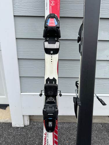 Used Kid's 2013 Volkl 140 cm Racing Racetiger GS Skis With Bindings Max Din 10