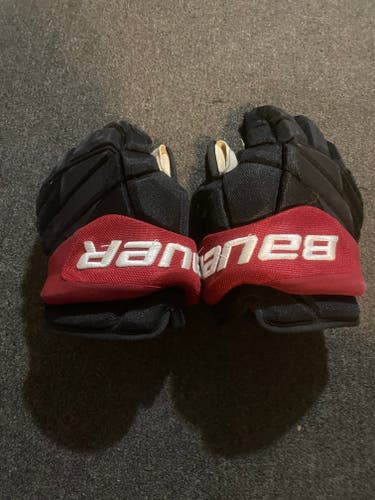 Used Bauer Vapor 1X Pro Lite Gloves 14" Pro Stock