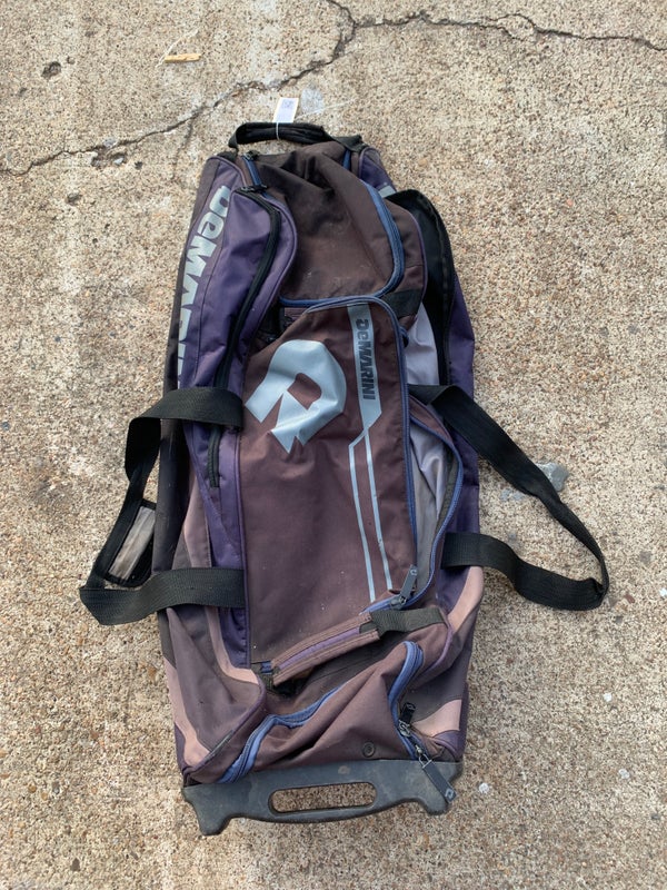 Used DeMarini Wheeled Baseball Bag