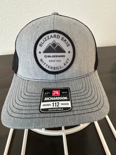 New Blizzard Ski Logo Baseball Cap - One size fits all - Black/Grey - Issued by Blizzard