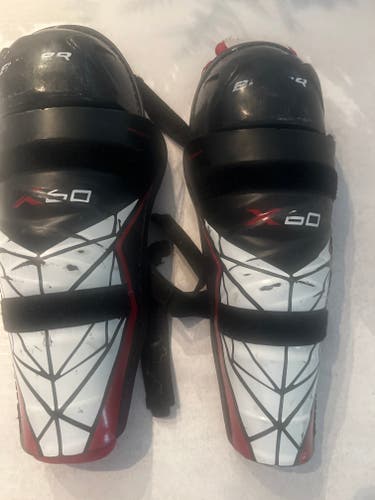 Junior Used Bauer Vapor X60 12" Shin Pads