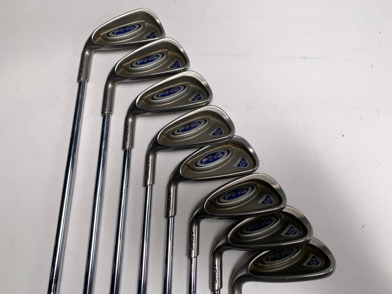 Ping G5 Iron Set 4-8+PW+SW+LW Black Dot Karsten KT-Shaft Regular Steel Mens LH