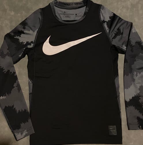 Nike Pro Hyperwarm - Youth Large - Cold Weather Long-sleeve Compression Shirt