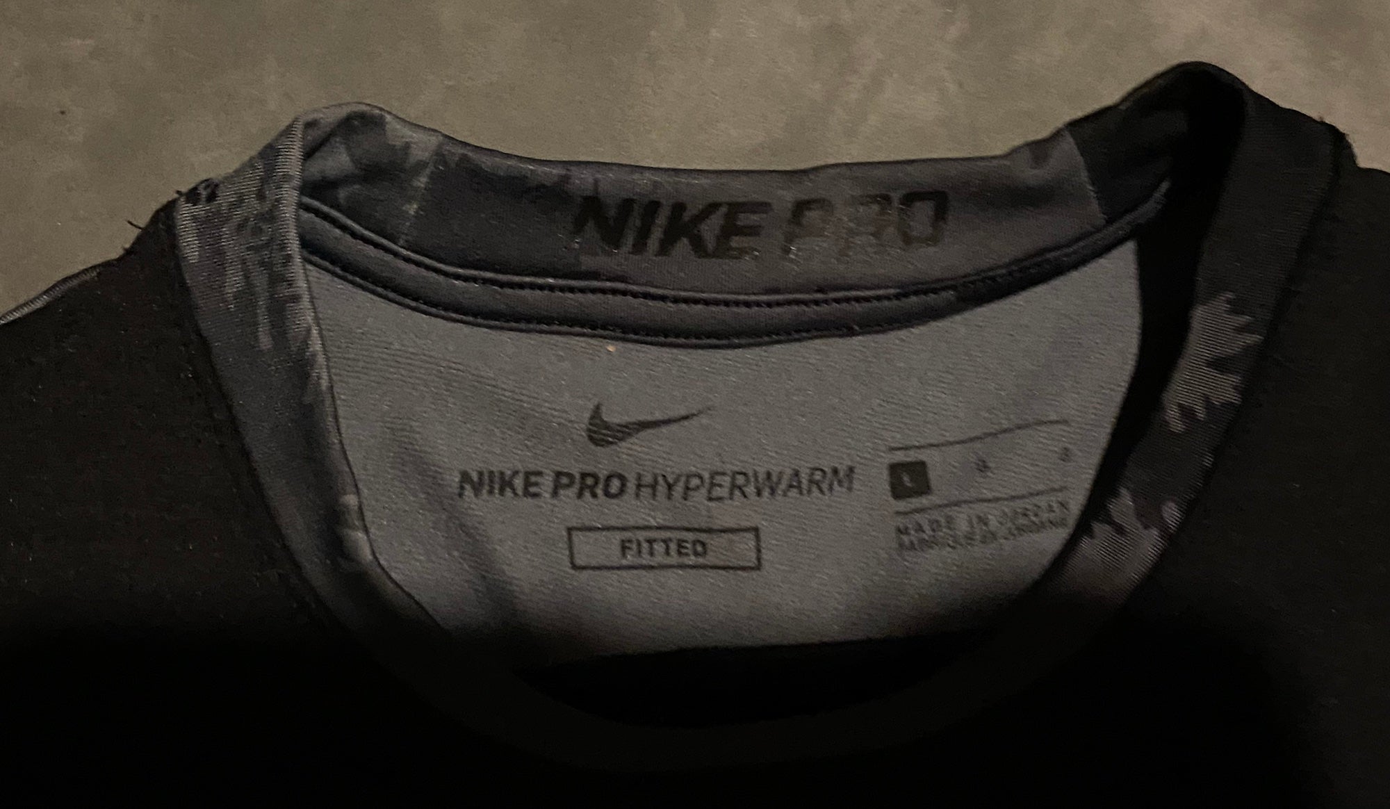 nike pro hyperwarm shirt