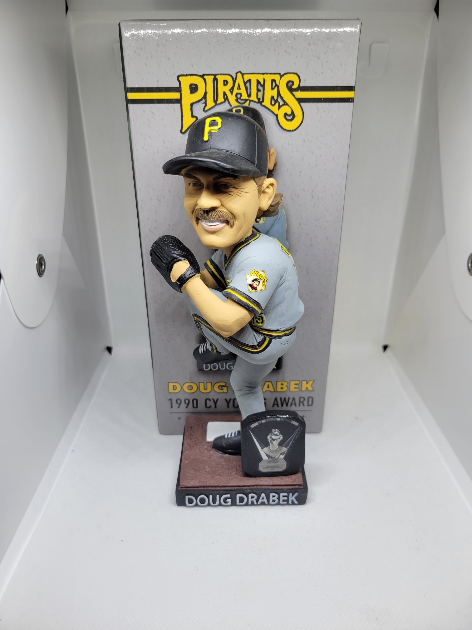 Pittsburgh Pirates MLB Doug Drabek 1990 Cy Young Award Bobblehead