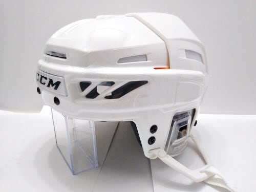 New Penguins NHL Pro Stock CCM Fitlite 3DS White Ice Hockey Helmet Small